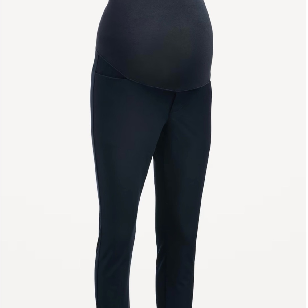 Maternity Full-Panel Pixie Ankle Pants Old Navy